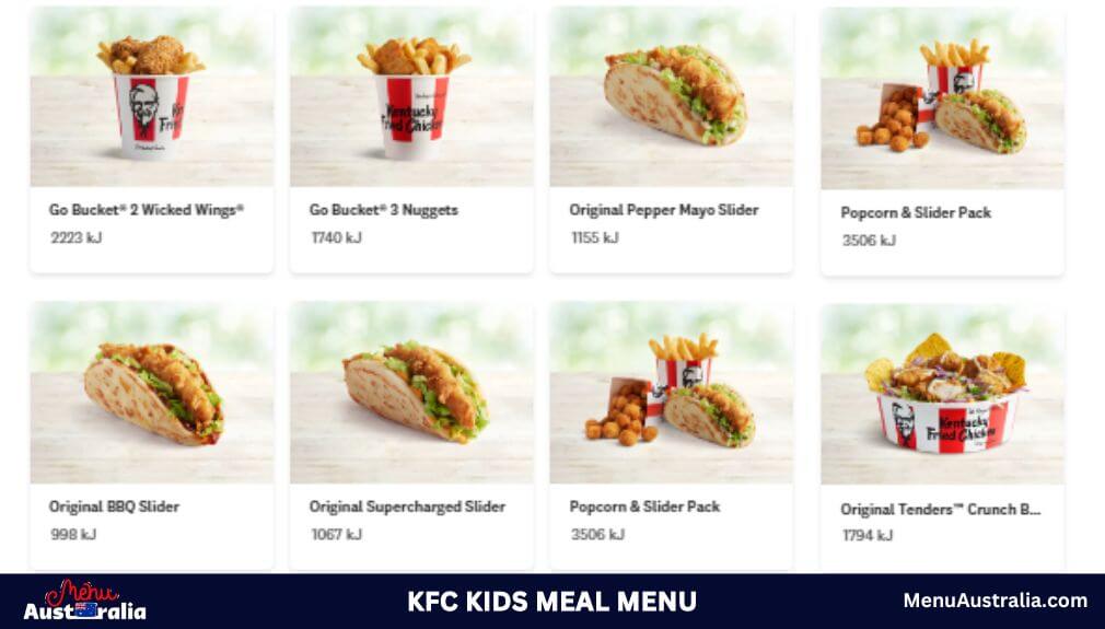 KFC Kids Meal Price