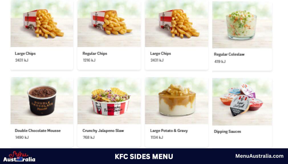 KFC Sides Price