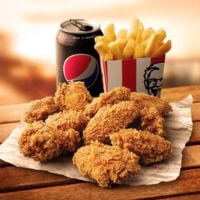 KFC 6 Wicked Wings Combo Menu Australia