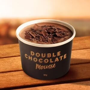 Double Chocolate Mousse Menu Price