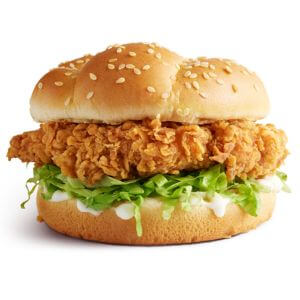 KFC Zinger Burger Price List