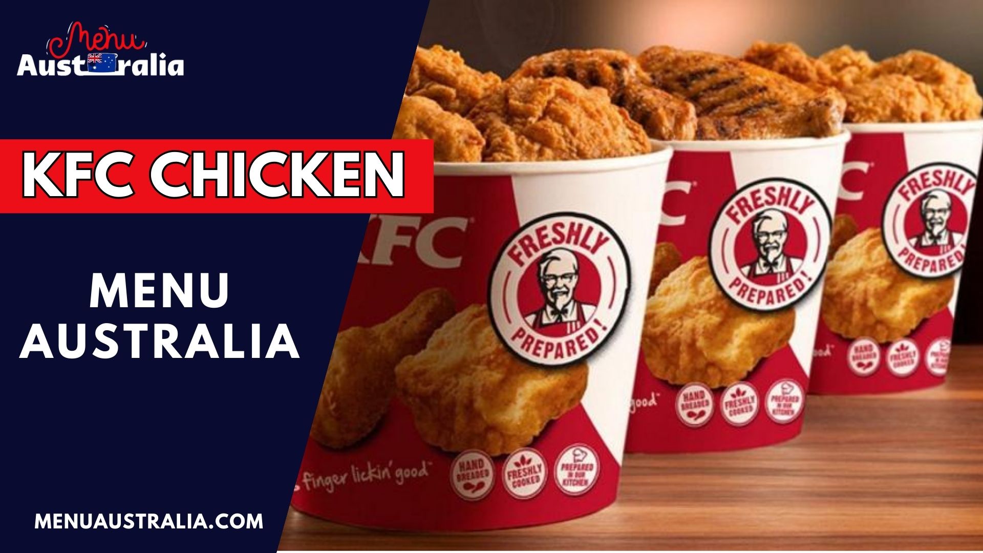 KFC Chicken Menu Australia