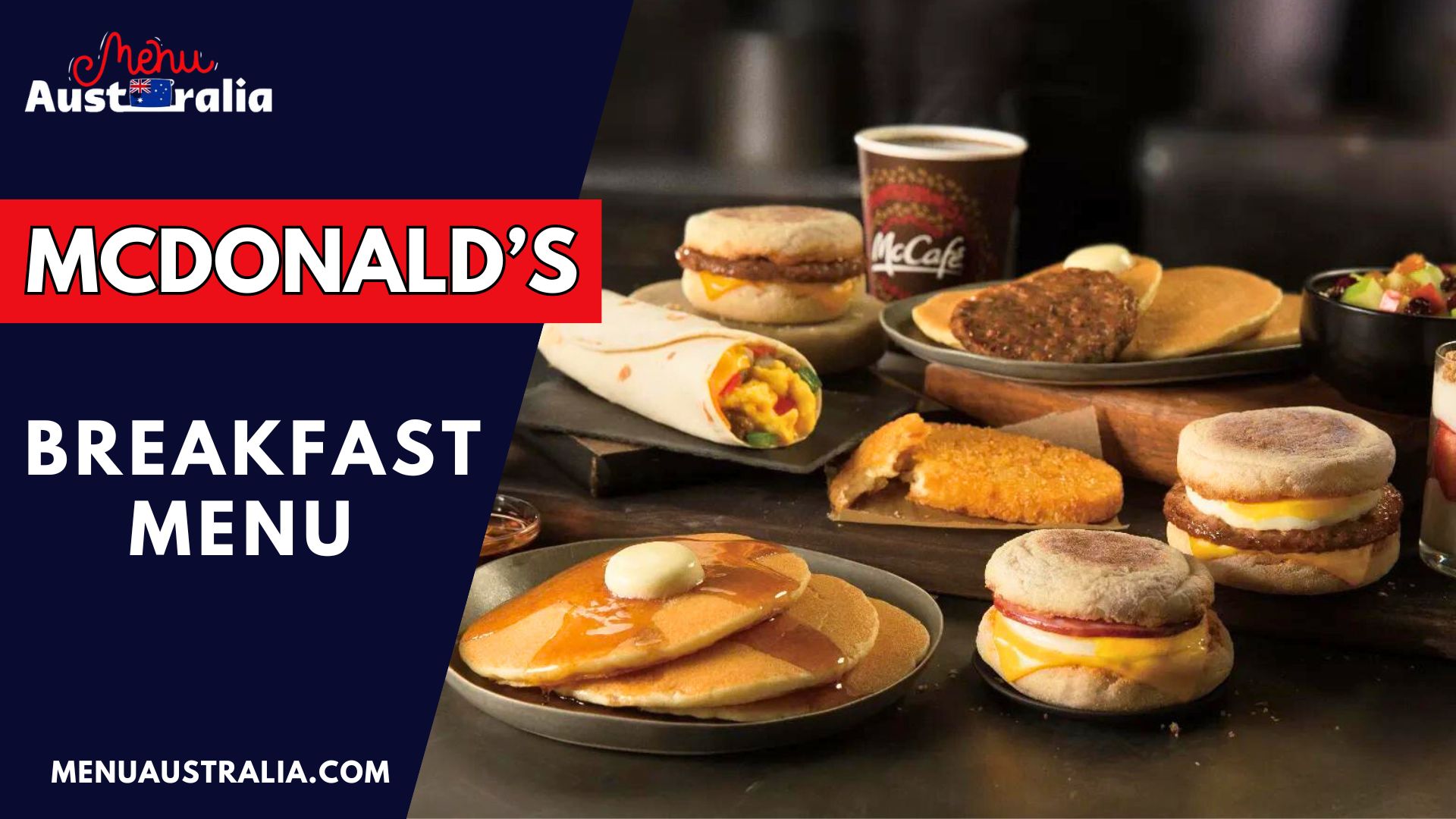 McDonald's Breakfast Menu Price Australia 2024