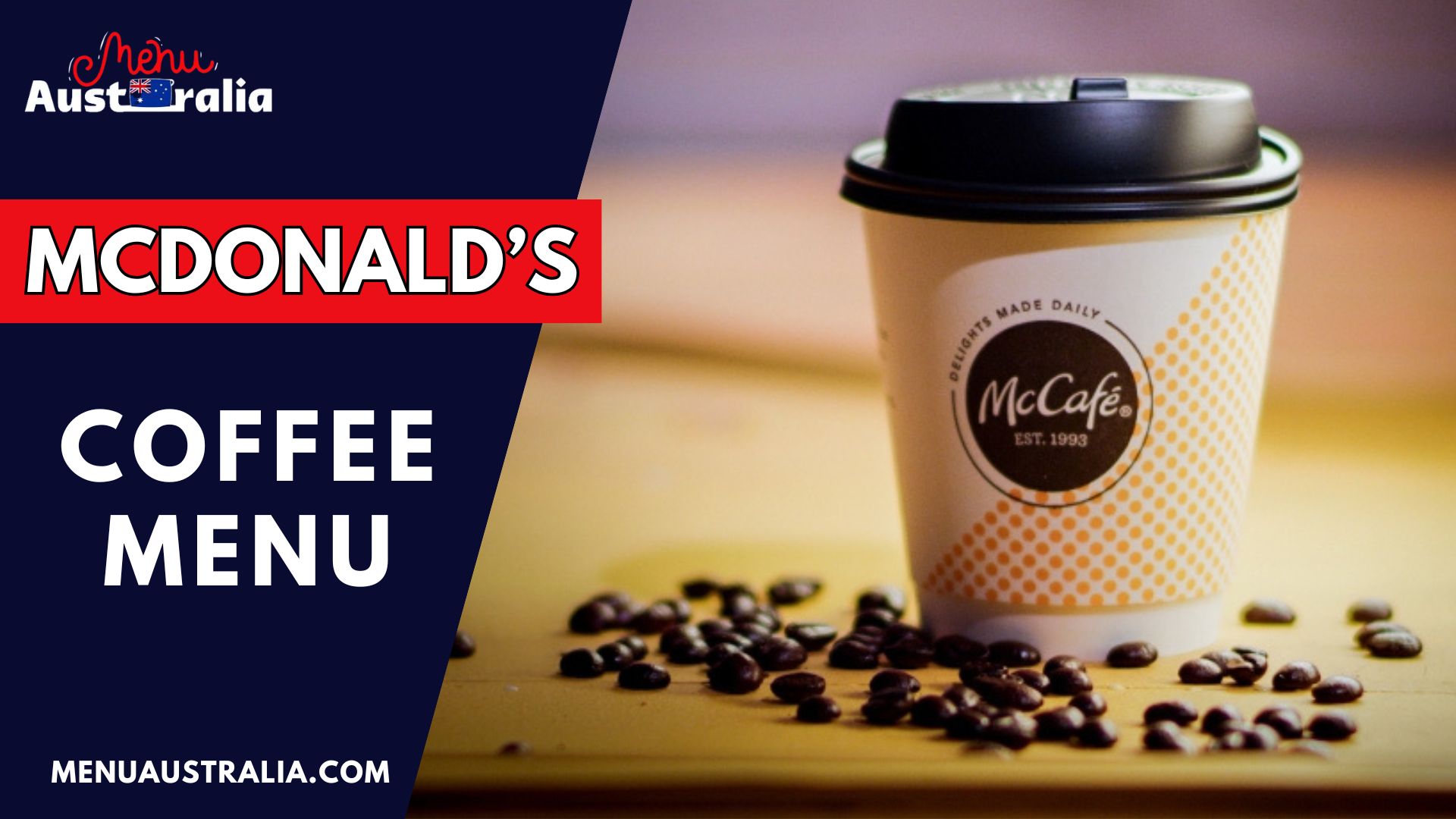 McDonald's Coffee Menu Prices Australia