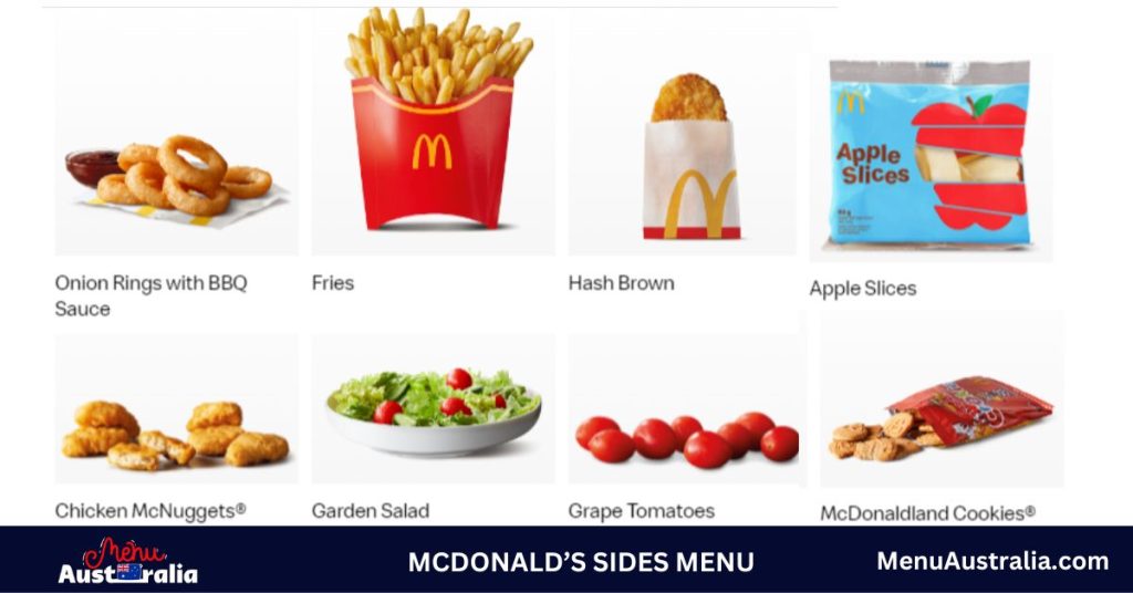 McDonald's Sides Menu Australia