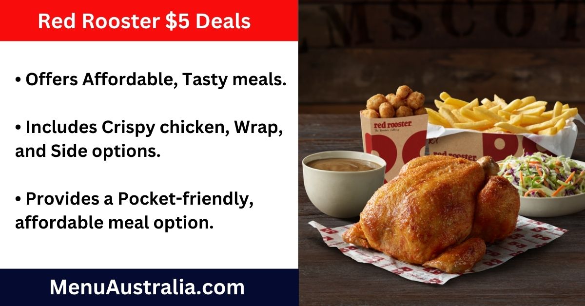 Red Rooster $5 Deals