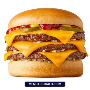 McDo Triple Cheeseburger Australia
